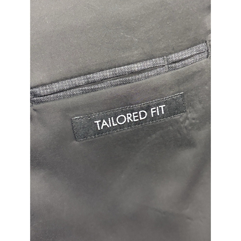 Jos A Bank 52L 46x31 Charcoal 2pc Pant Suit Traveler Tailored Fit Flat Front - Picture 6 of 16